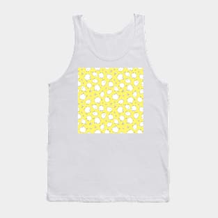 Cool dude chickens. cartoon illustration flat t-sirt design Tank Top